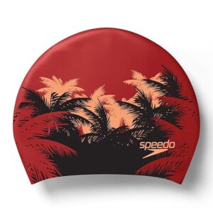 کلاه شنا اسپیدو مدل Long Hair Printed Cap