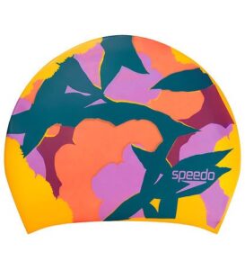 کلاه شنا اسپیدو مدل Long Hair Printed Cap
