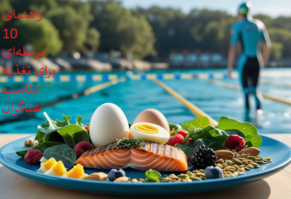 راهنمای 10 مرحله‌ای برای تغذیه مناسب شناگران | کلید عملکرد اوج