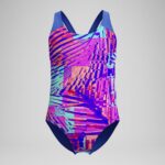 مایو دخترانه اسپیدو مدل Digital Printed Splashback