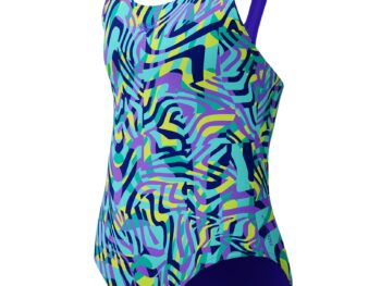 مایو دخترانه اسپیدو مدل Allover Splashback