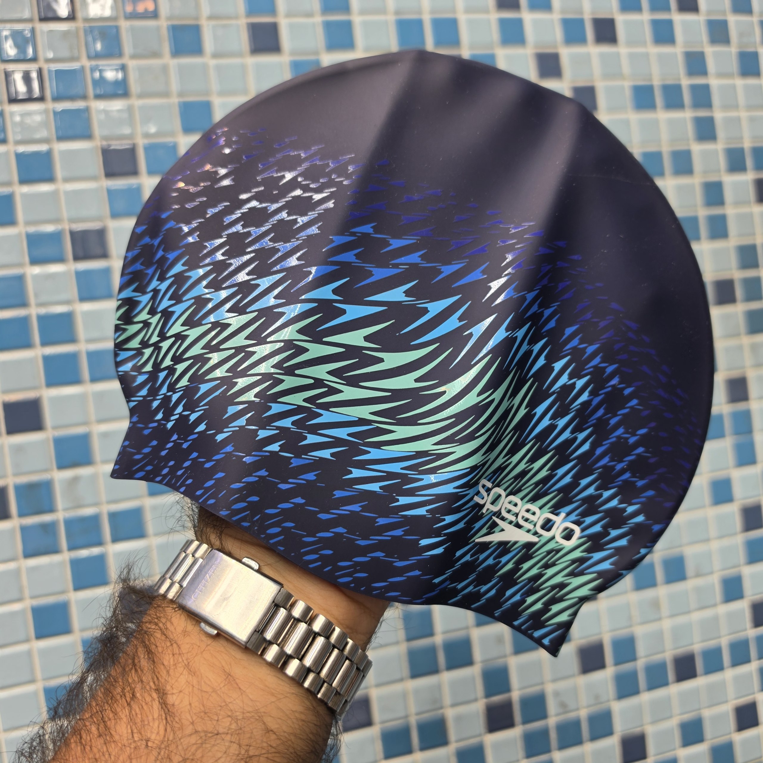 کلاه شنا اسپیدو مدل Printed Silicone